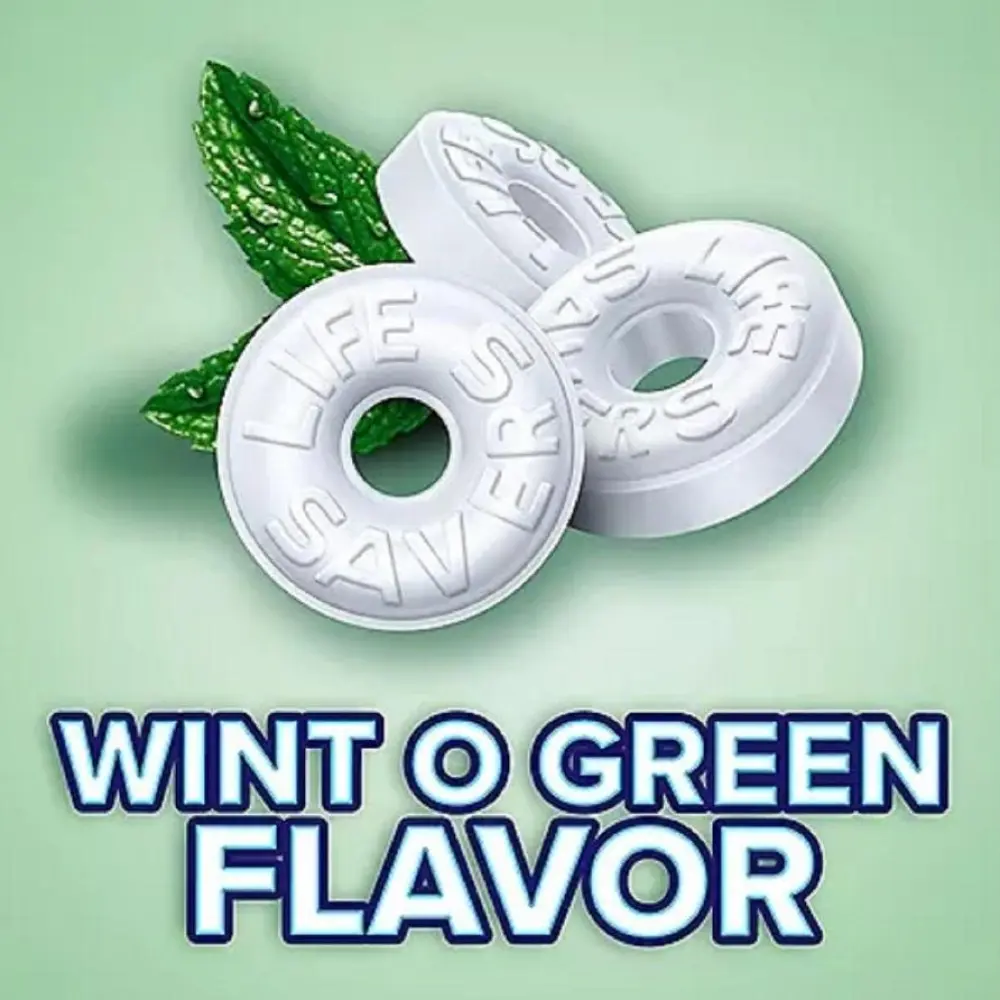 Life Savers Wint-O-Green Breath Mints Bulk Hard Candy, Party Size - 53.95 Oz - 3 Pack - Image 4