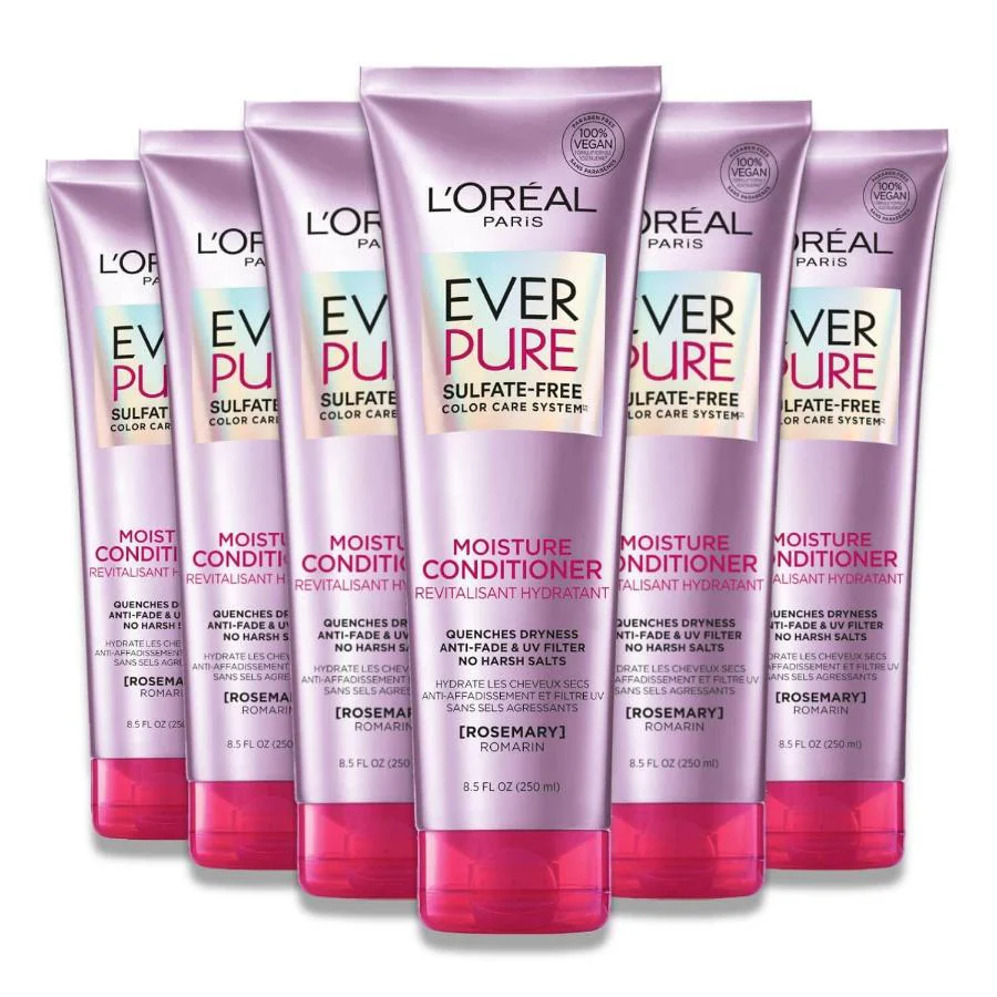 L'Oreal - Paris Ever Pure Moisture Conditioner Rosemary  8.5 oz - 6 Pack