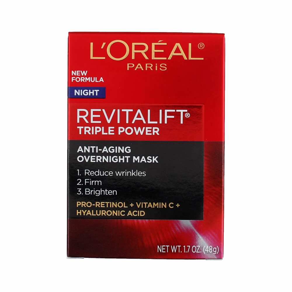 L'Oreal Paris - Paris Revitalift Triple Strength Intensive Overnight Mask - 1.7 Oz - 24 Pack - Image 2