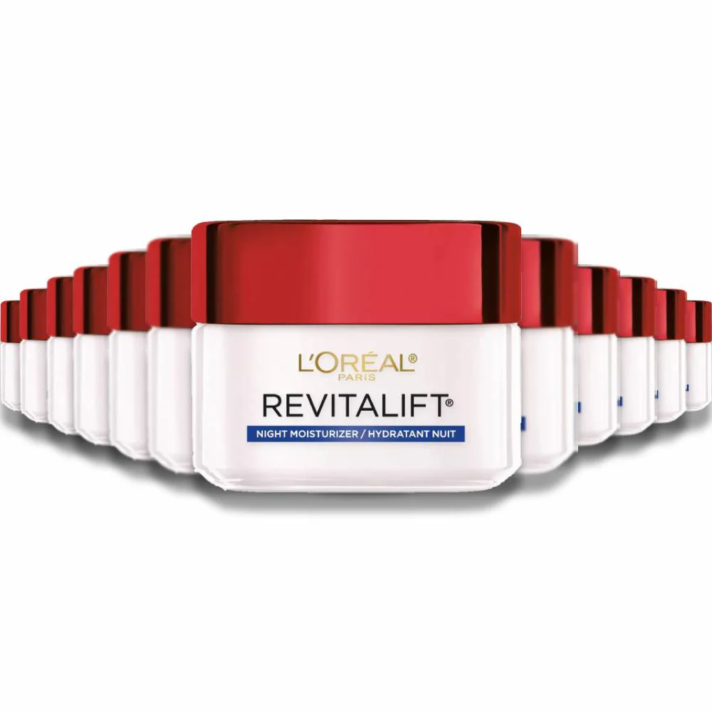 L'Oreal Paris - Revitalift Anti-Wrinkle + Firming Night Cream - 1.7 Oz - 24 Pack