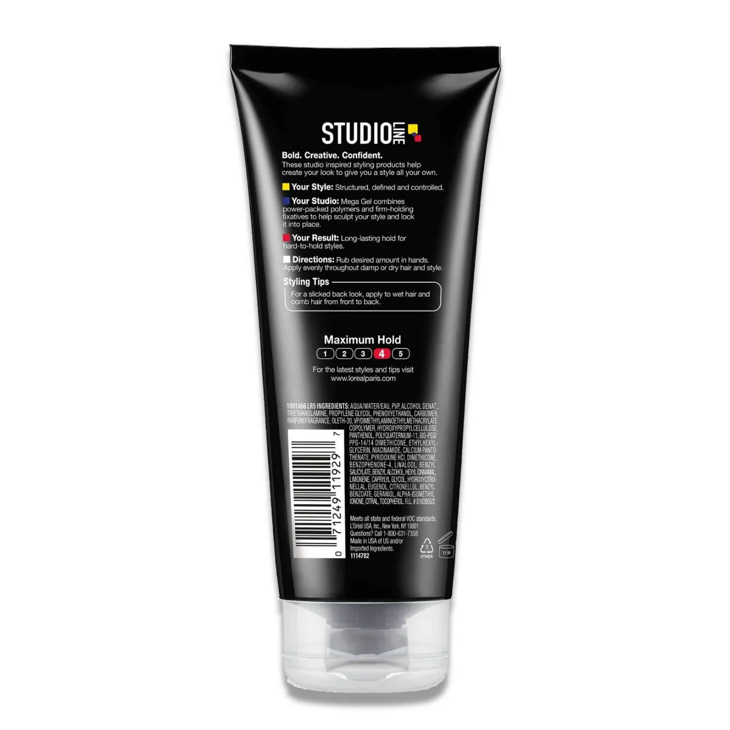 L'Oreal - Studio Line Head Lock Mega Gel - Extreme Hold - 6.8 Oz - 6 Pack - Image 3