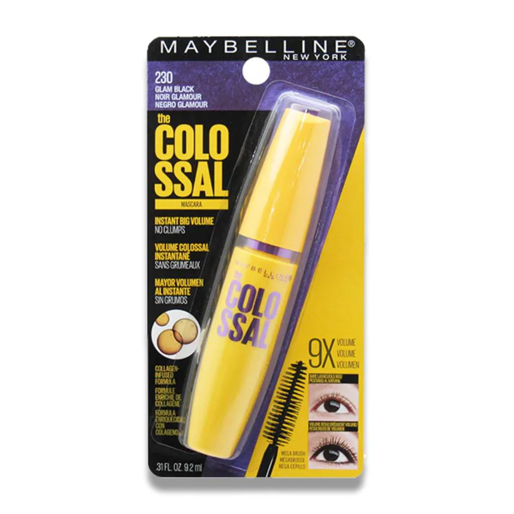 Maybelline - The Colossal Volum Express Mascara, #230 Glam Black by for Women - 0.31 Oz - 72 Pack - Image 3