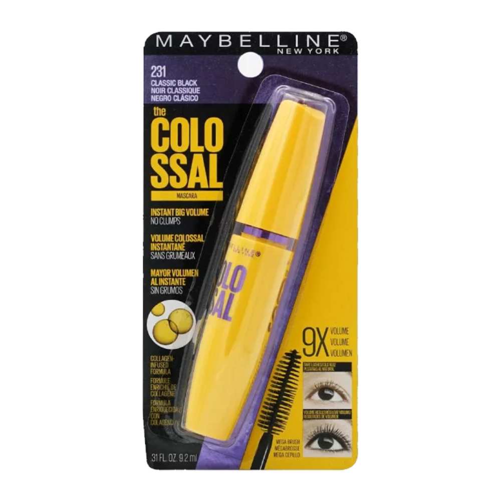 Maybelline - The Colossal Volum Express Mascara, # 231 Classic Black by for Women - 0.31 Oz - 12 Pack - Image 2