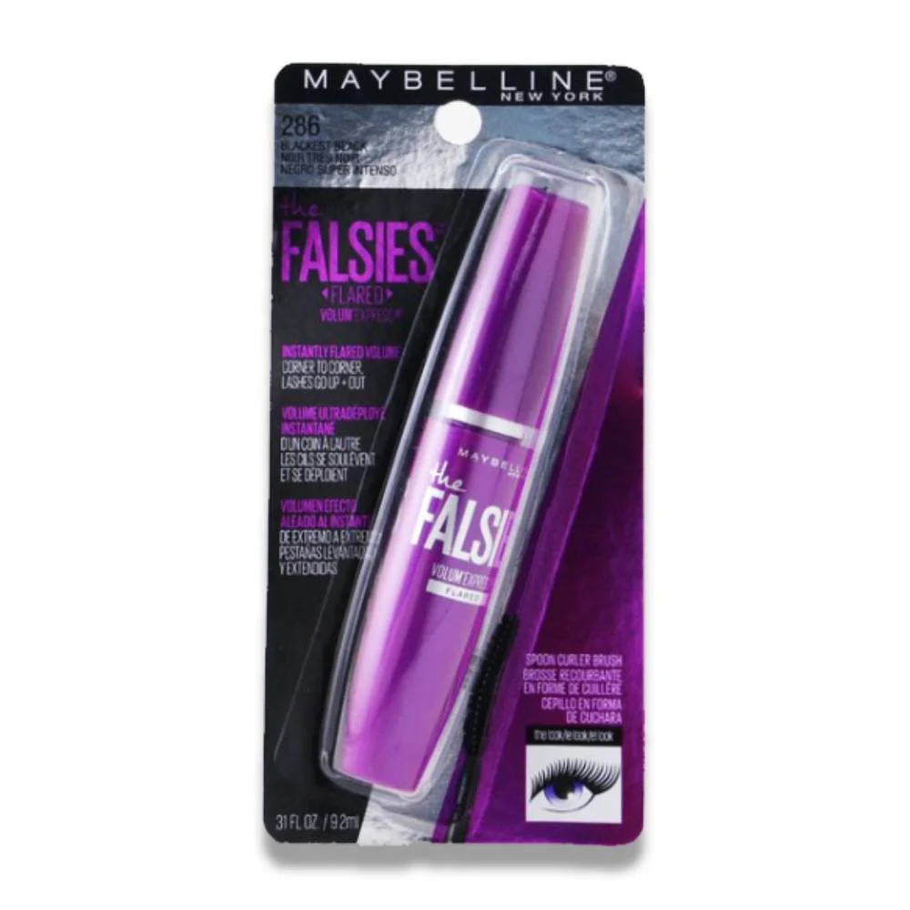 Maybelline - Volum' Express The Falsies Flared Washable Mascara - #286 Blackest Black - 0.31 Oz - 12 Pack - Image 2