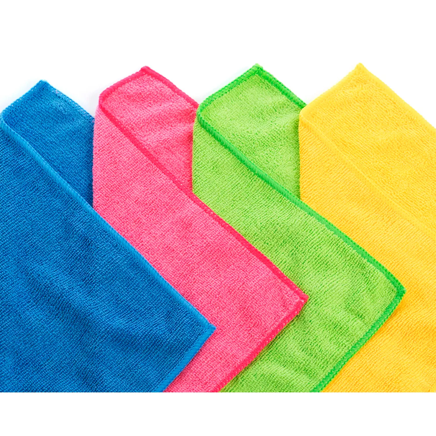 Microfiber Cleaning Towels, 4 Colors - 96 Pack - Image 3