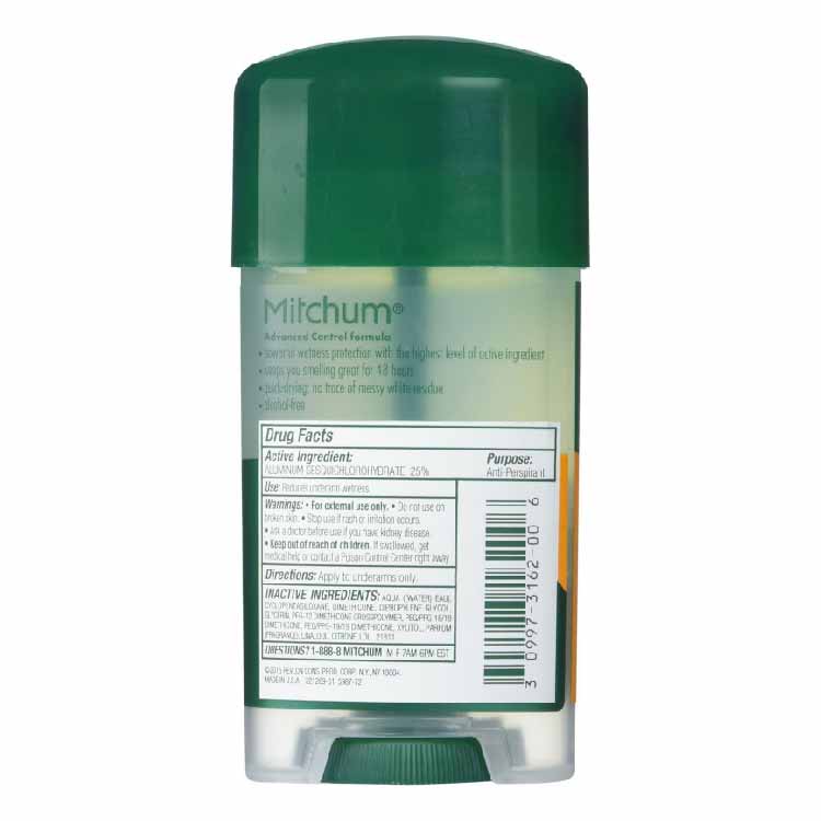 Mitchum Men Clear Gel Antiperspirant Deodorant, Sport - 2.25 Oz - 24 Pack - Image 3