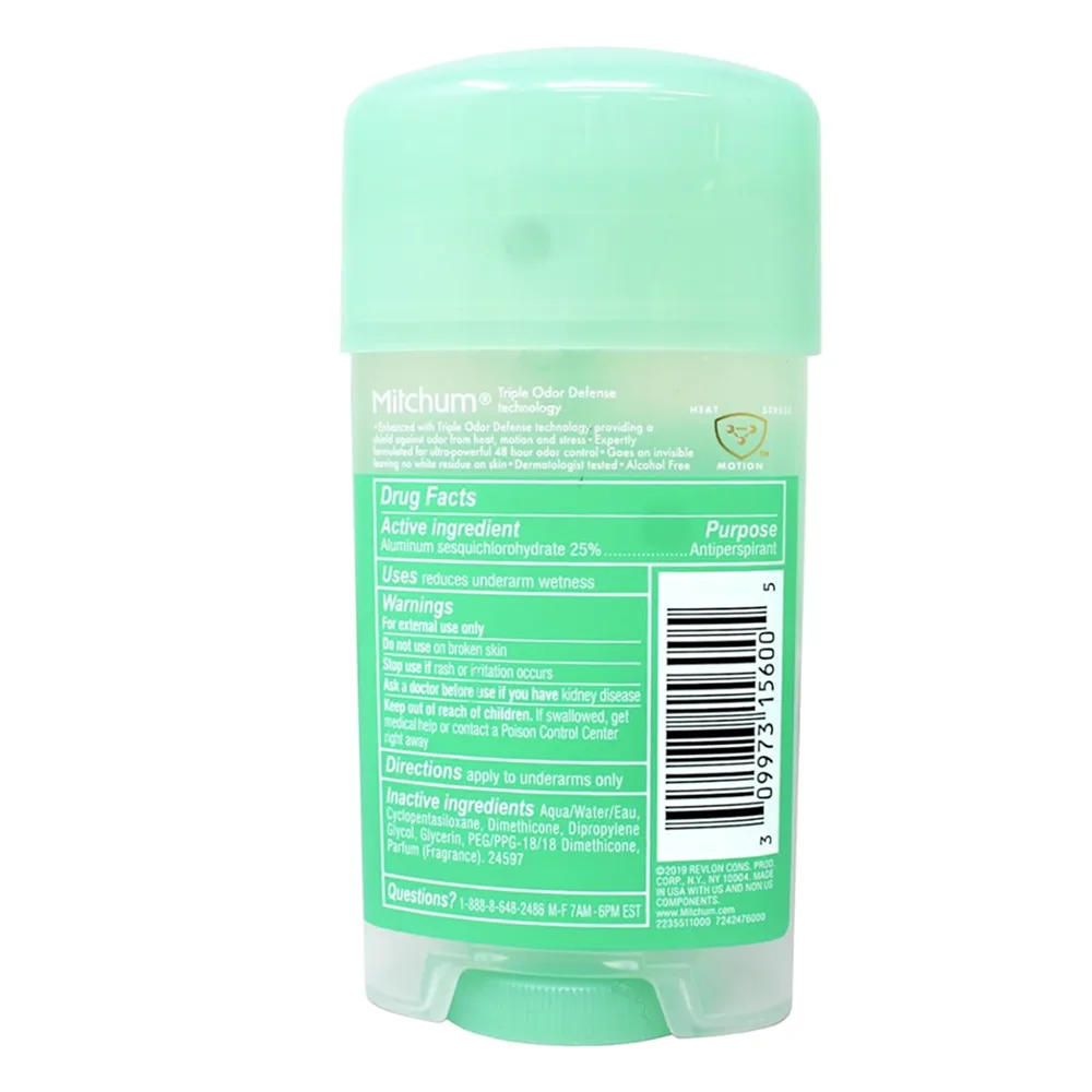 Mitchum Women Gel Antiperspirant Deodorant, Powder Fresh - 2.25 Oz - 24 Pack - Image 4