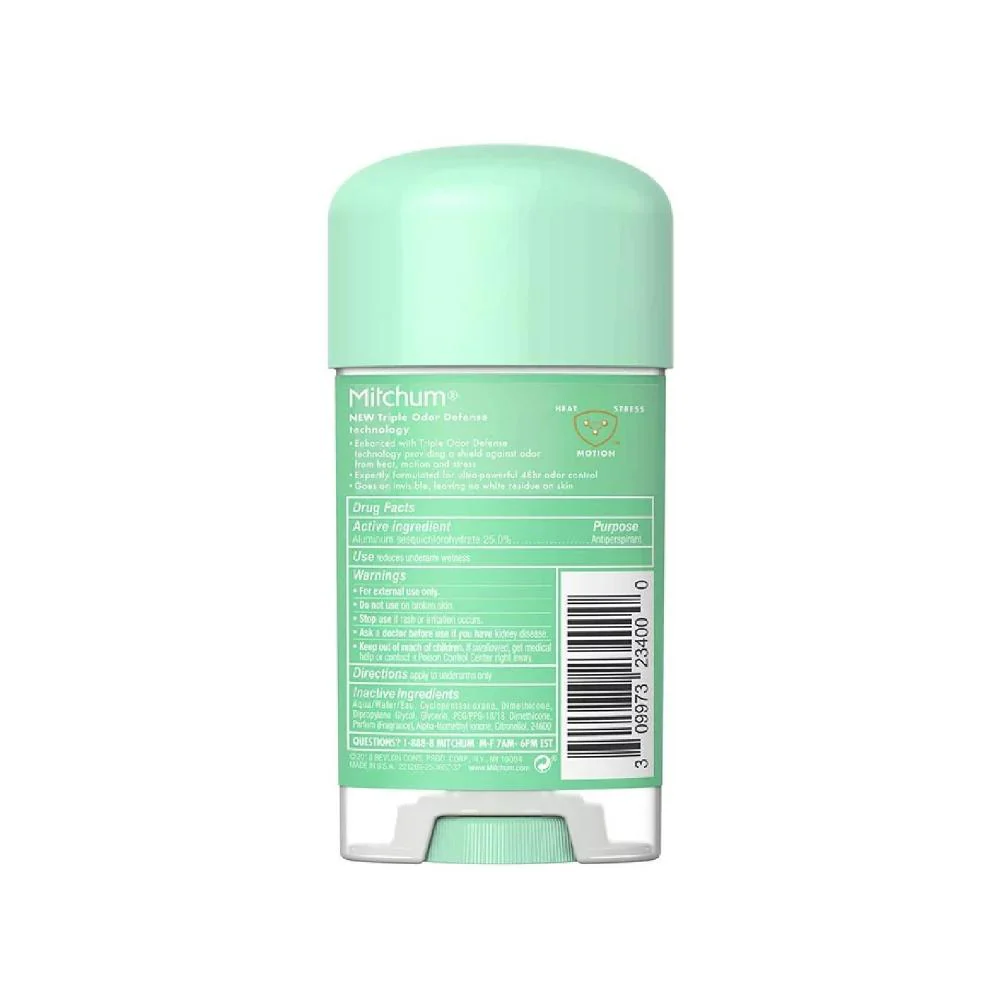 Mitchum Women Gel Antiperspirant Deodorant, Shower Fresh - 2.25 Oz - 24 Pack - Image 3