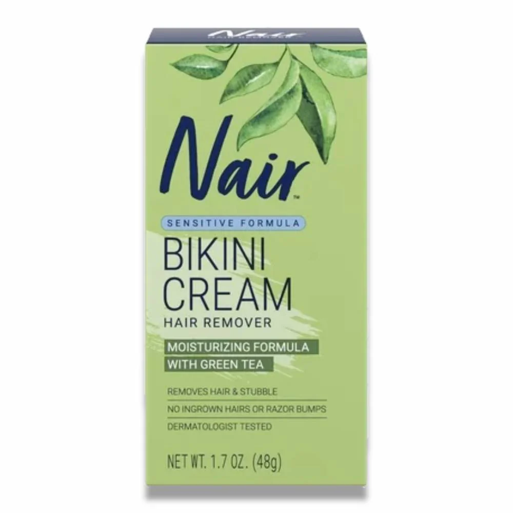 Nair - Hair Remover Sensitive Formula Bikini Cream Hair Removal - 1.7 Oz - 12 Pack - Image 2