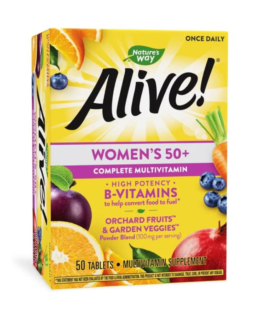 Nature's Way, Alive! Women's 50+ Complete Multivitamin 50 Tablets- 12 Pack - Image 2