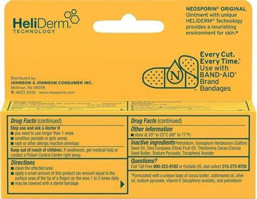 Neosporin - Original First Aid Antibiotic Ointment, Wound Care Treatment  0.5 Oz - 72 Pack - Image 3