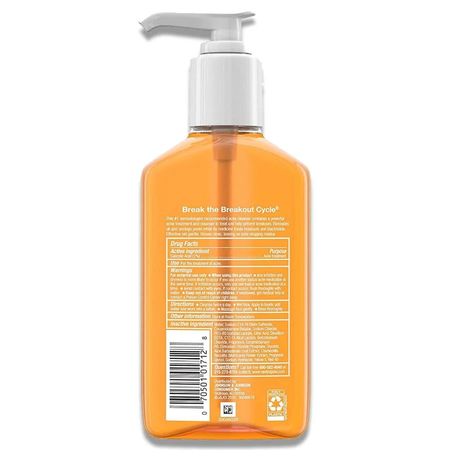 Neutrogena - Oil-Free Acne Wash  9.10 Oz - 12 Pack - Image 3