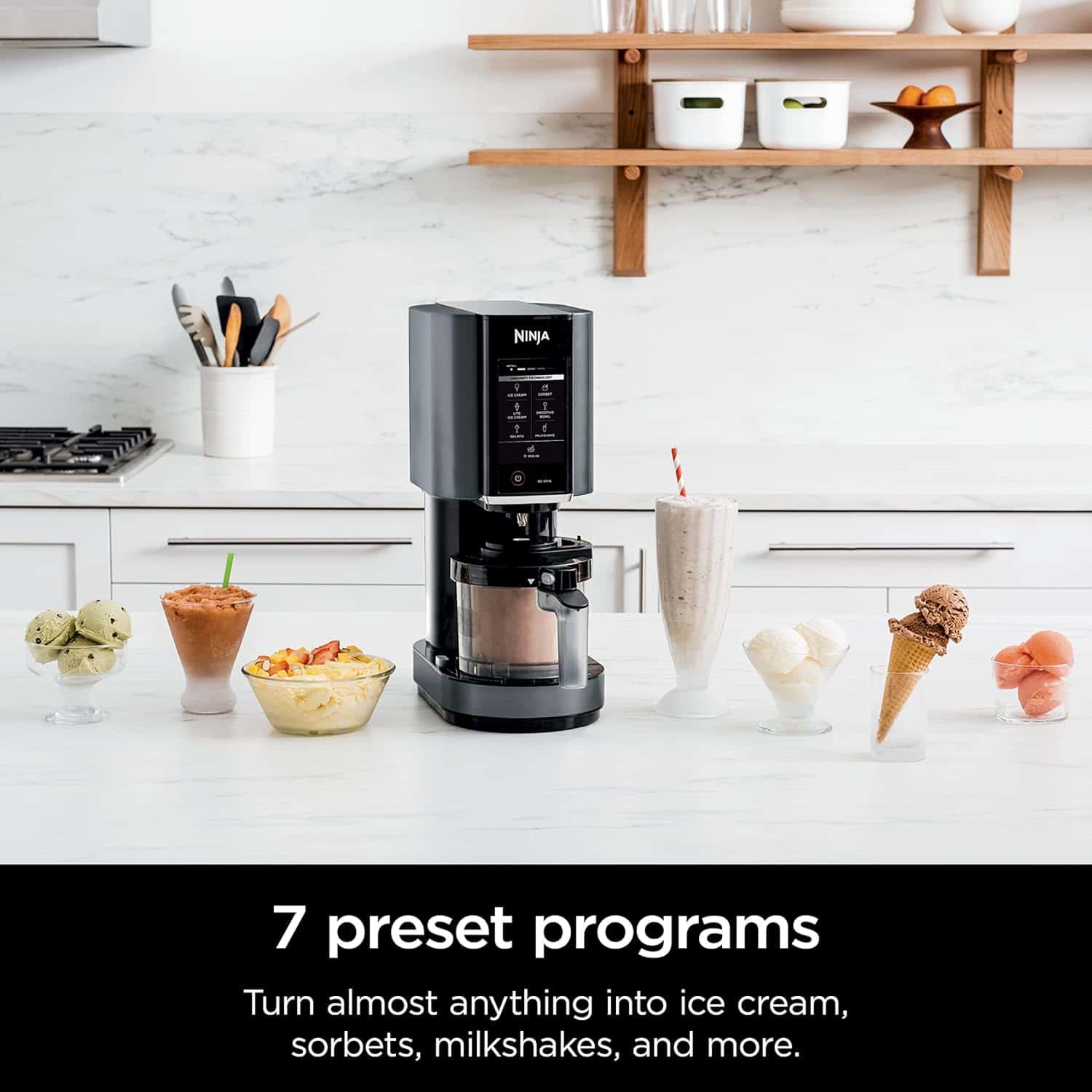 Ninja CREAMi 7-in-1 Ice Cream & Sorbet Maker with Additional Pints - Image 4