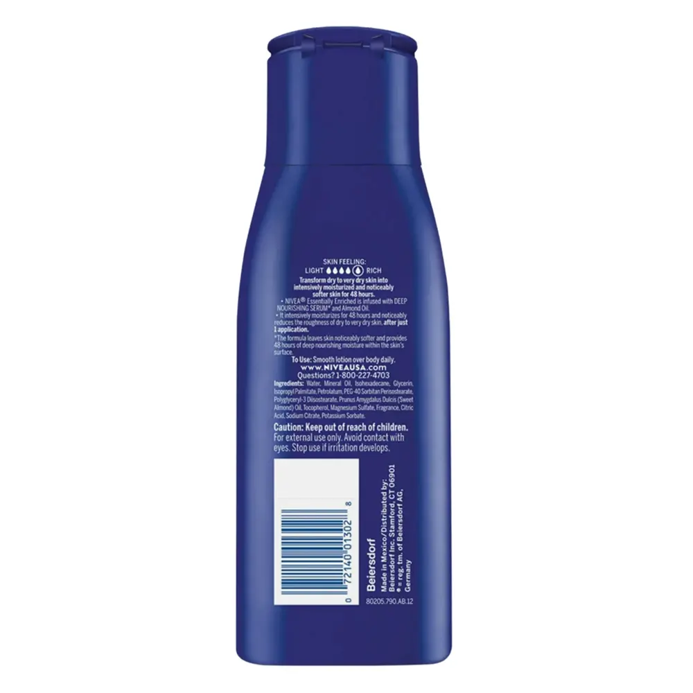 Nivea - Essentially Enriched Body Lotion for Dry SkinFresh - 2.5 Oz - 15 Pack - Image 3