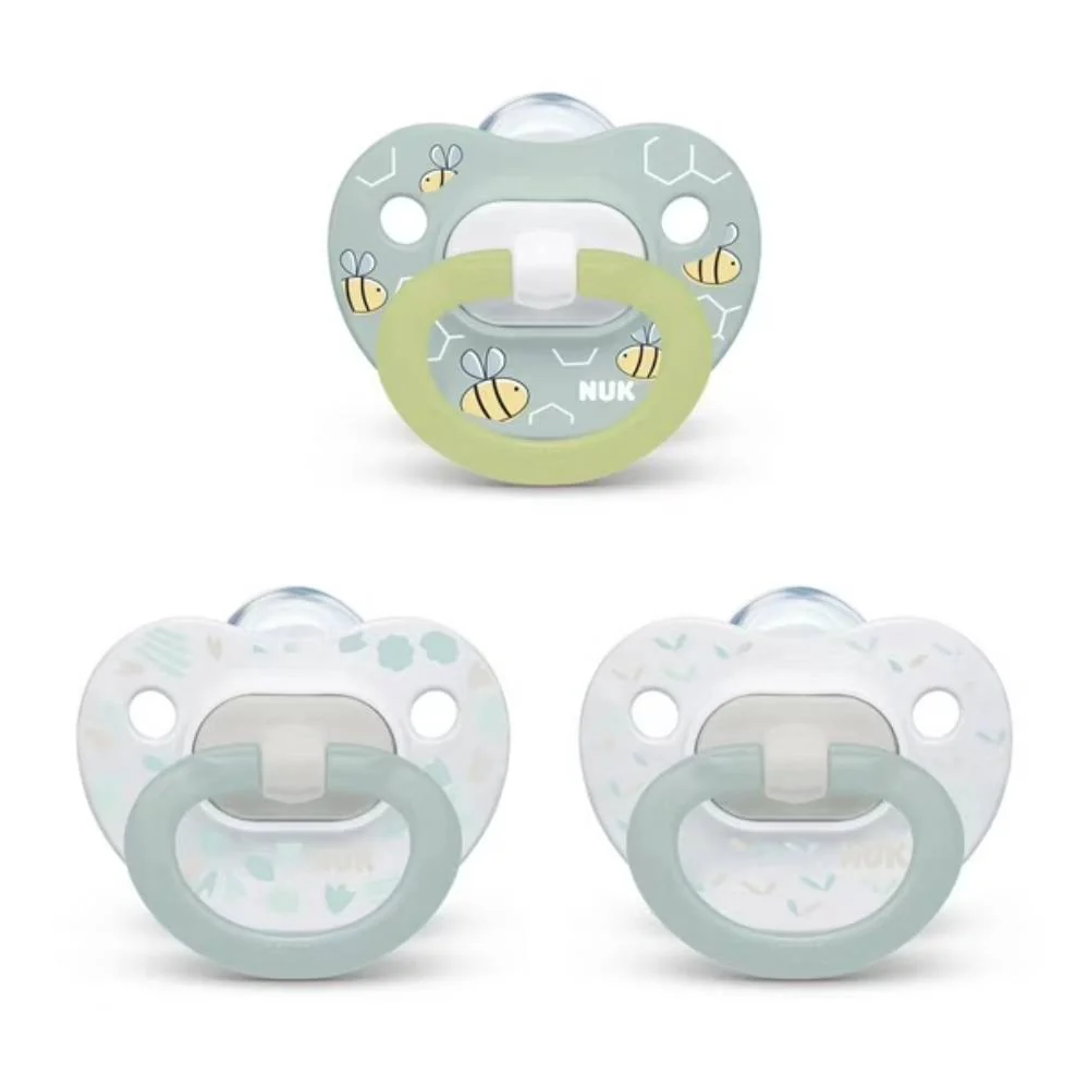 NUK - Neutral Orthodontic Pacifier, Glow In The Dark,  0-6 Months - 3 Count - 12 Pack - Image 2
