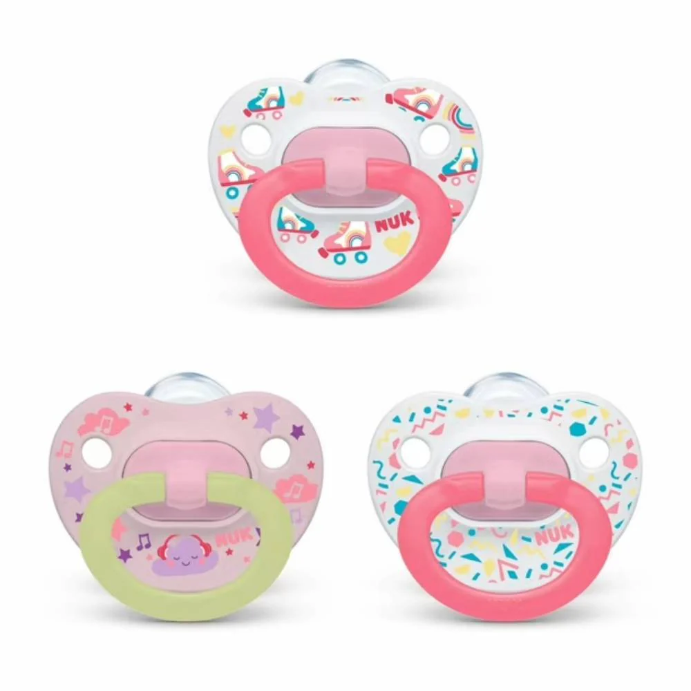 NUK - Orthodontic Pacifier Value Pack, 6-18 Months, Variety Colors - 3 Count - 12 Pack - Image 3