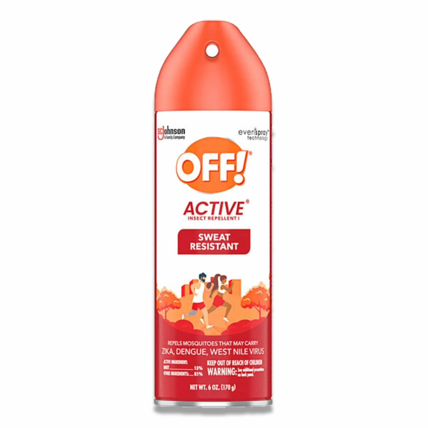 OFF! - Active Insect Repellent, Sweat Resistant - 6 Oz - 12 Pack - Image 2
