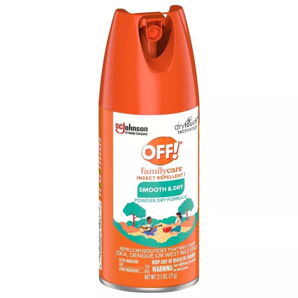 OFF! -FamilyCare Insect Repellent, Smooth & Dry, Travel Size - 2.5 Oz - 12 Pack - Image 4