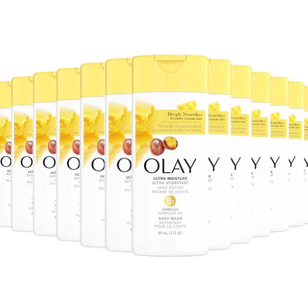 Olay – Ultra Moisture Body Wash with Shea Butter, 3 fl oz – 24 Pack