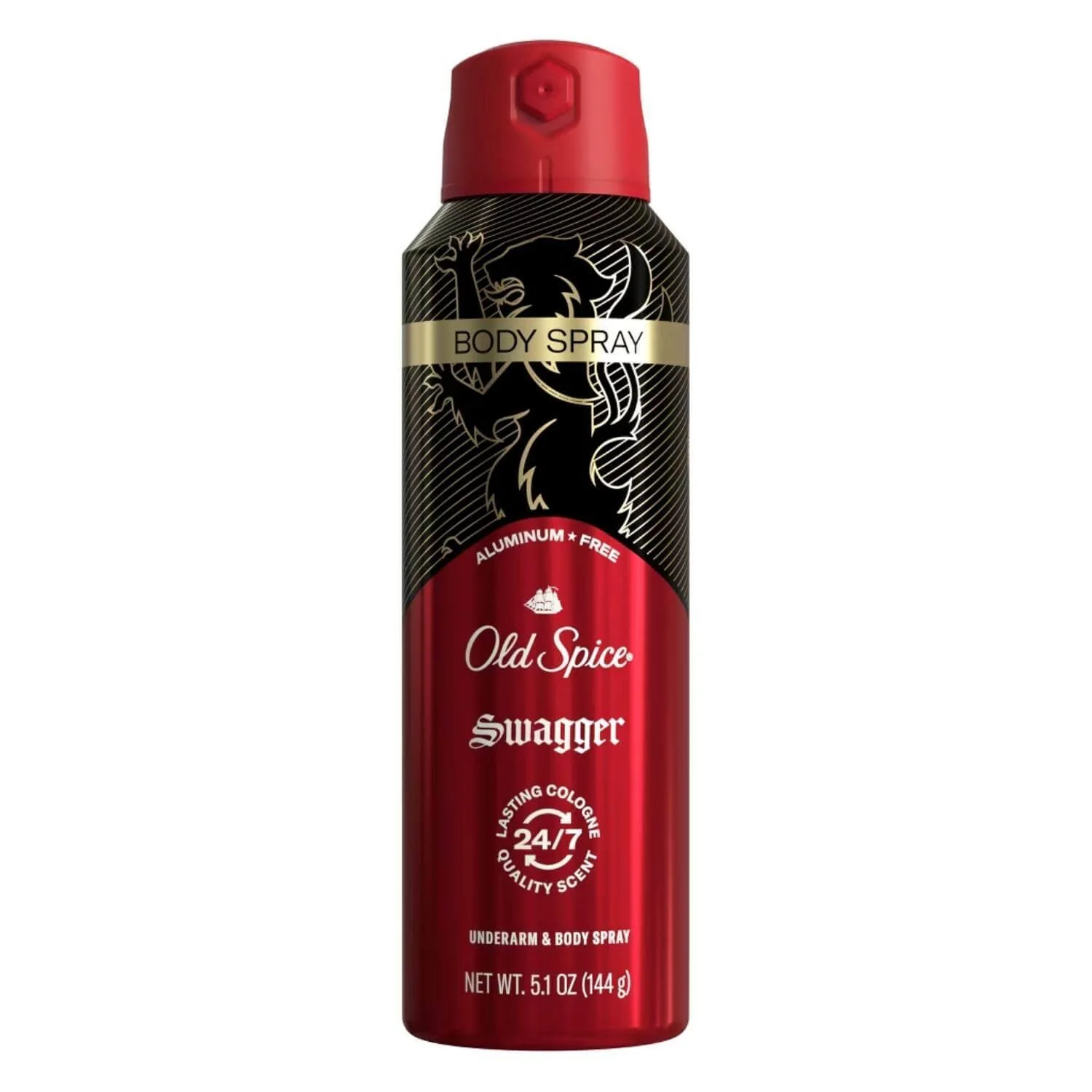Old Spice -  Aluminum Free Body Spray for Men, Swagger - 5.1 Oz - 12 Pack - Image 2