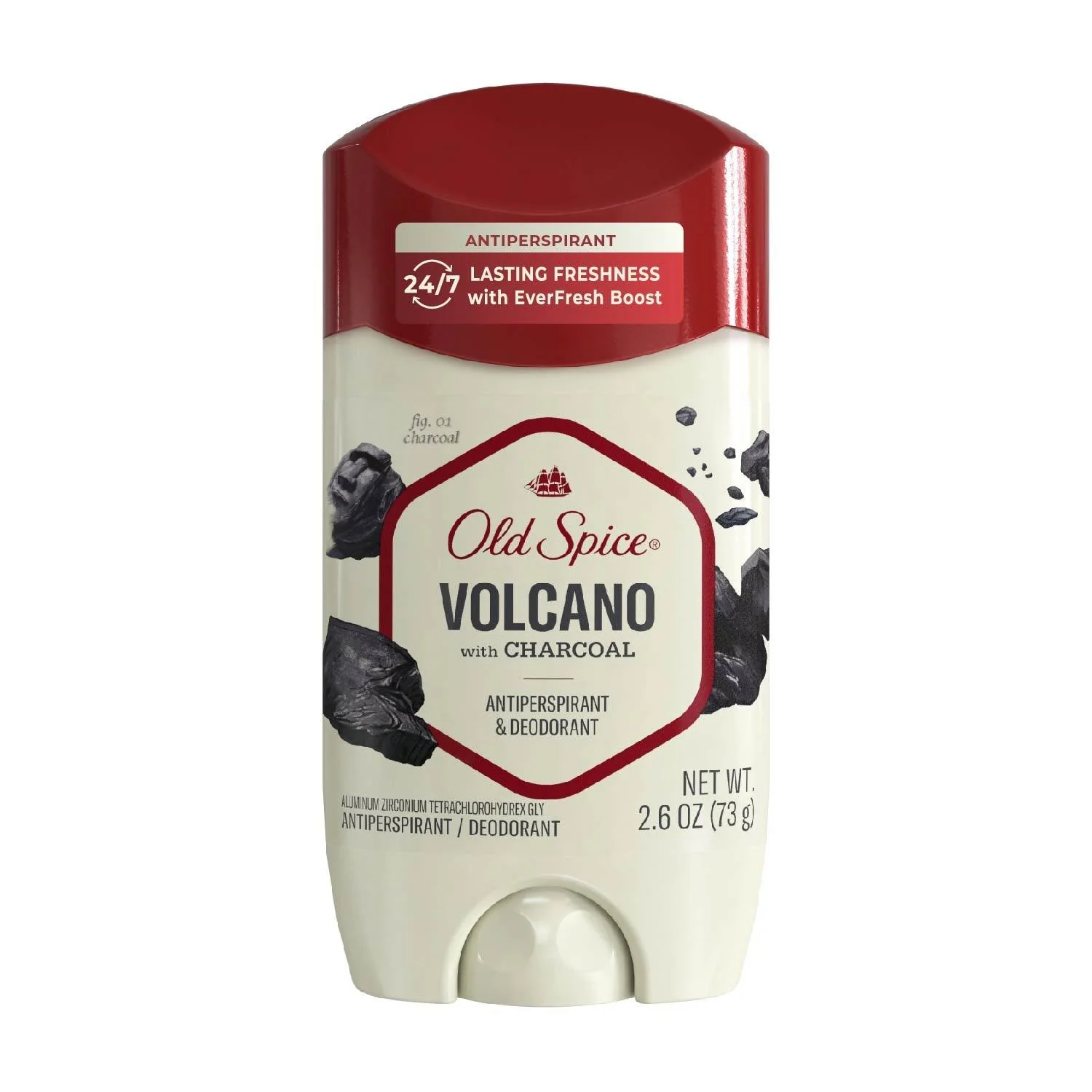Old Spice - Anti-Perspirant & Deodorant, Volcano with Charcoal - 2.6 oz - 12 Pack - Image 2