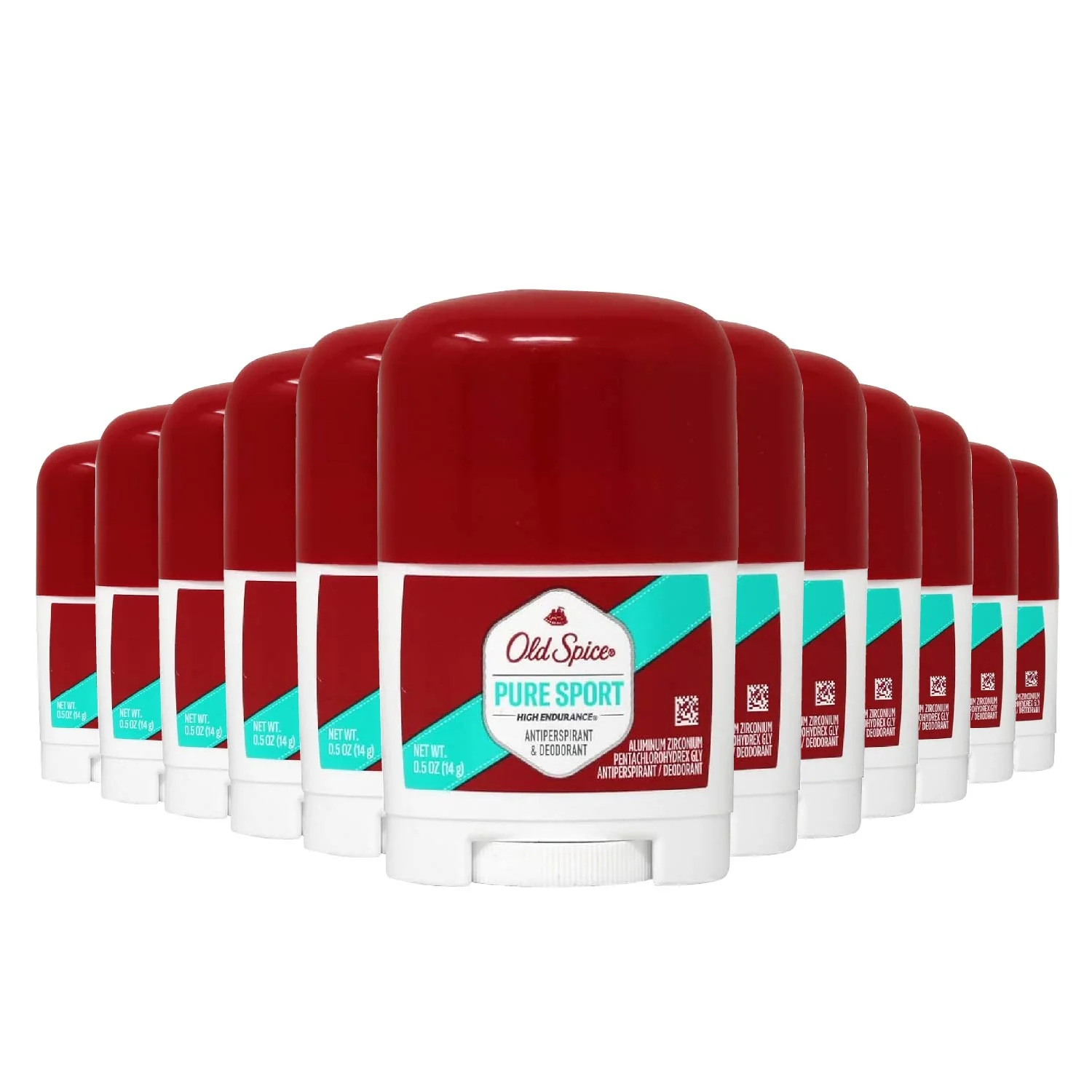 Old Spice - Antiperspirant & Deodorant Pure Sport 0.5 oz - 24 Pack - Travel Size -