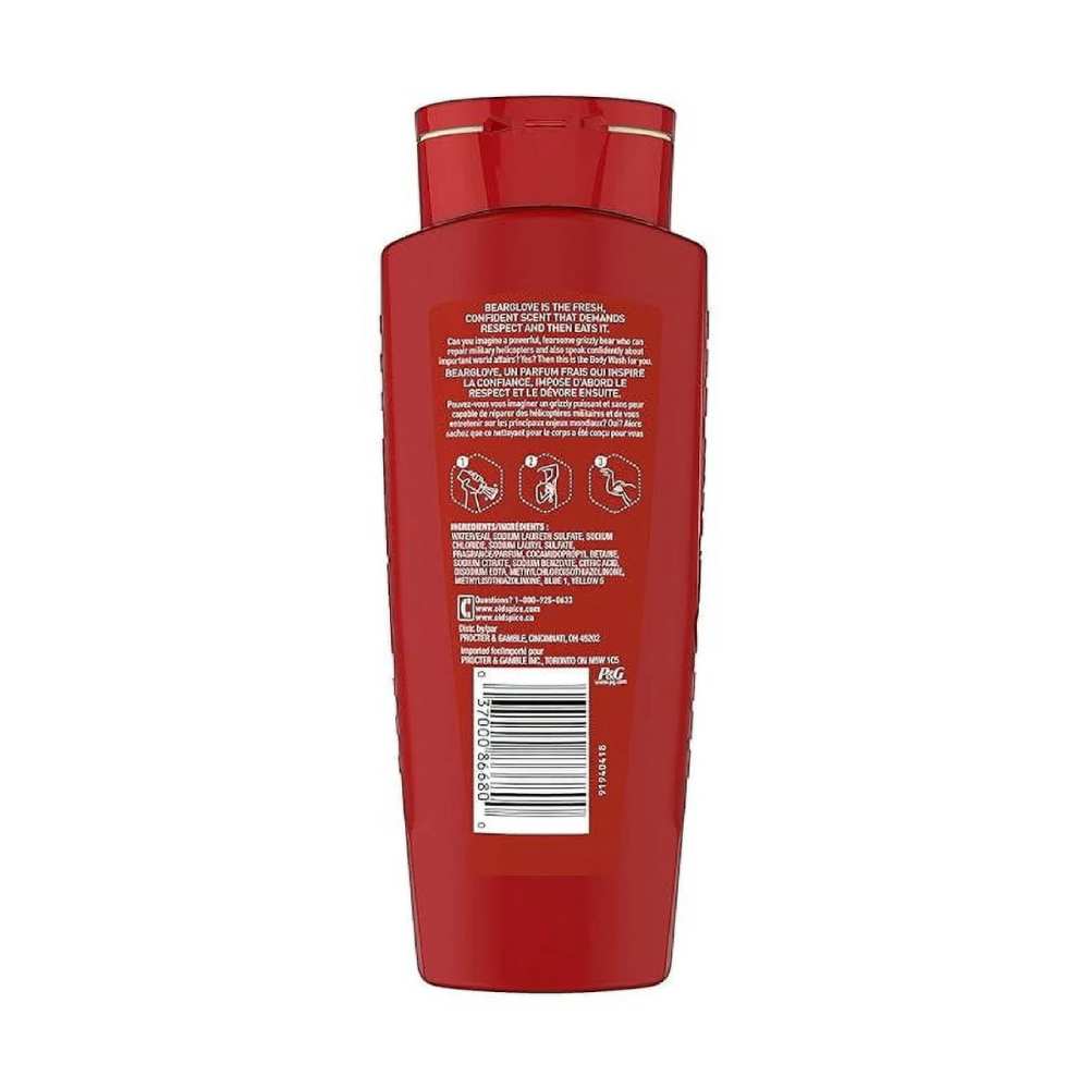 Old Spice – Body Wash, Bearglove Crisp Orchard Scent, 16 oz – 4 Pack - Image 3