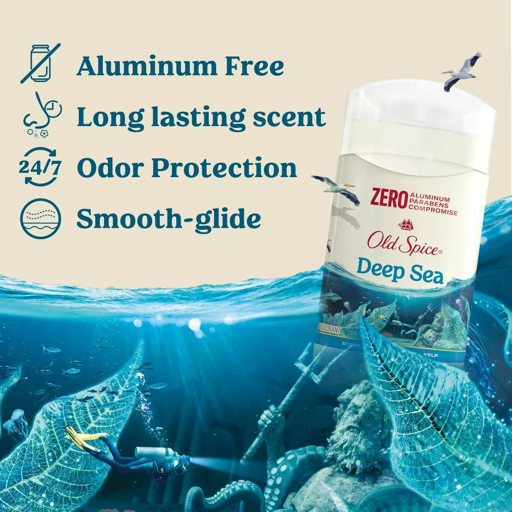 Old Spice - Fresh Collection Deodorant Deep Sea Ocean Elements - 3 Oz - 12 Pack - Image 3