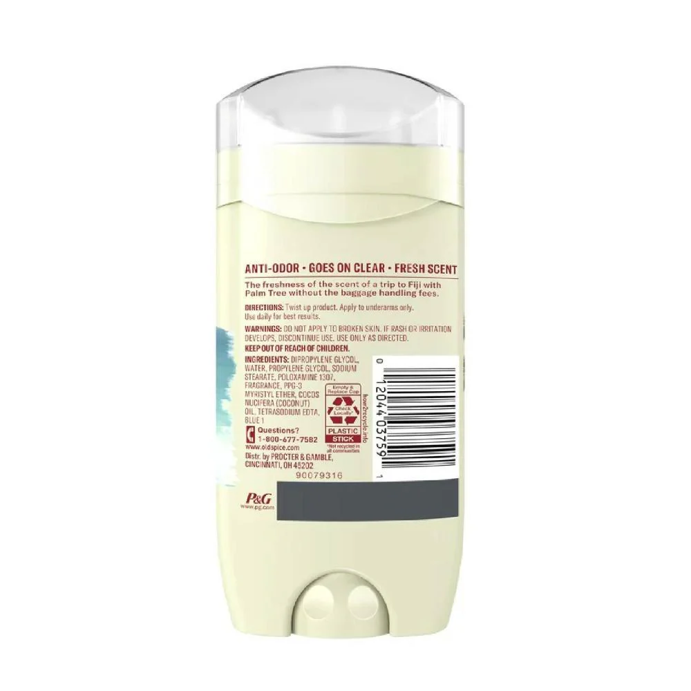 Old Spice Men's Fiji with Palm Tree Antiperspirant & Deodorant, 3.0 oz - 12 pack - Image 3