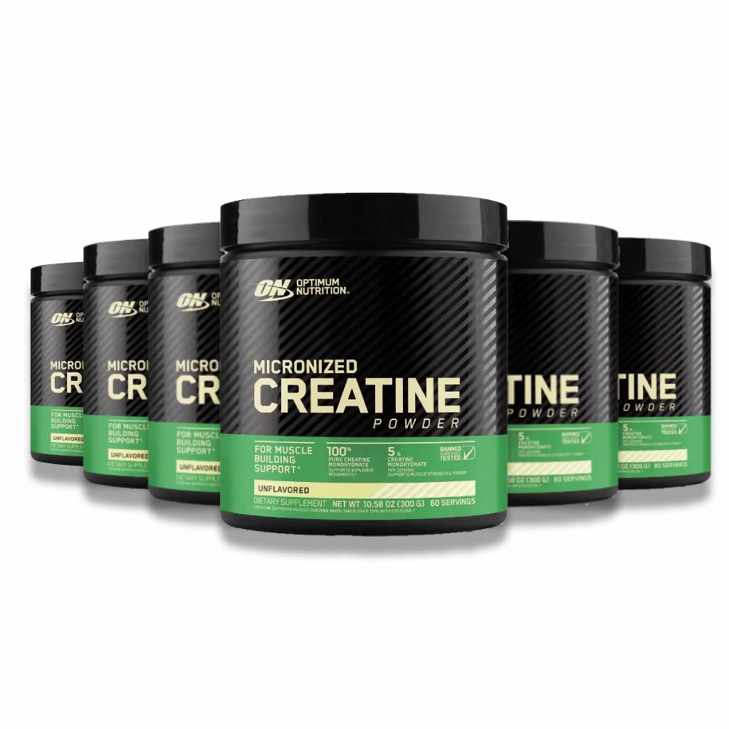 Optimum Nutrition - Micronized Creatine Powder Unflavored - 10.58 Oz - 6 Pack