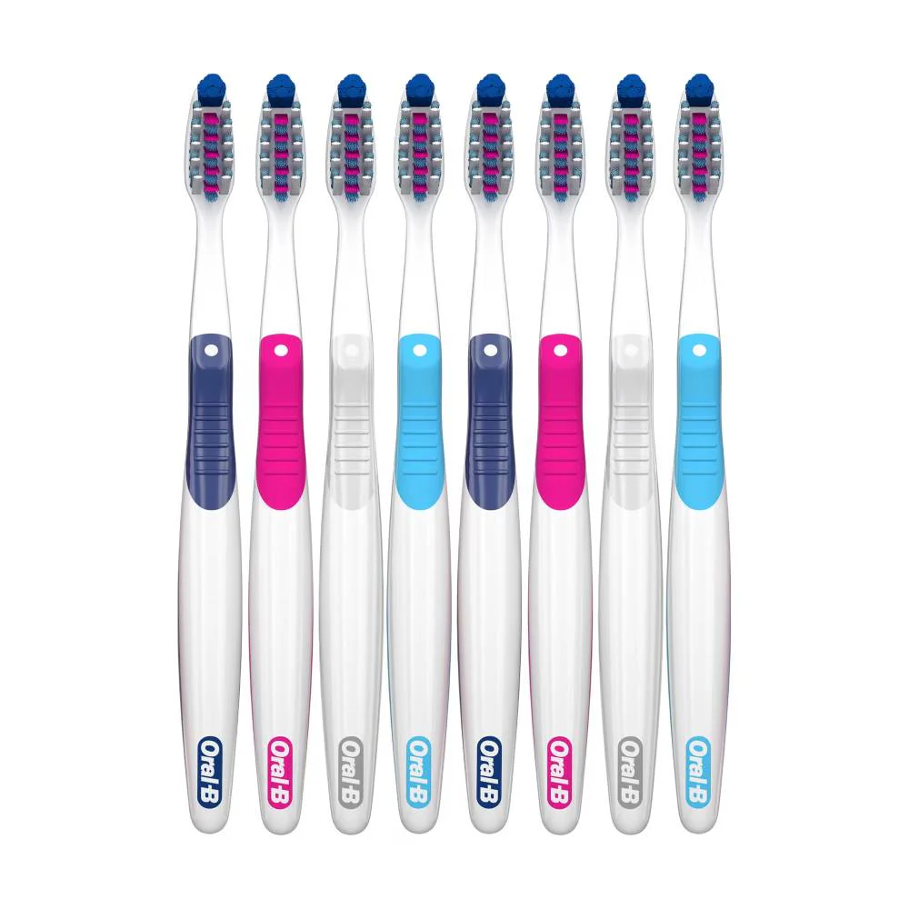 Oral-B - Cross Action Manual Toothbrushes, Soft - 8 Pack - Image 3