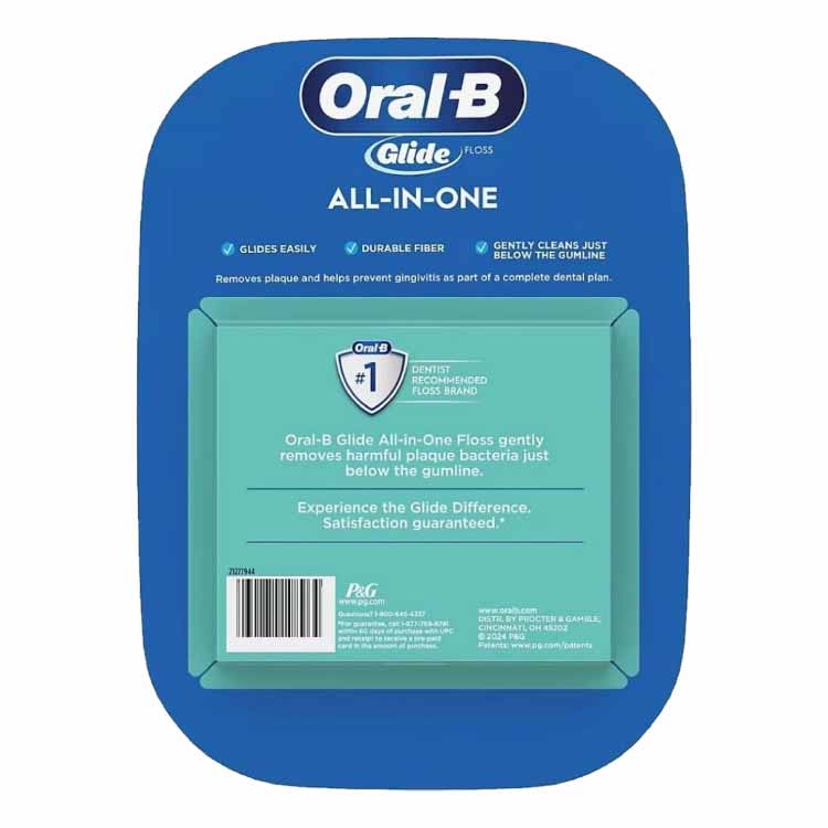 Oral-B Glide All-in-One Dental Floss, Brilliance Blast - 44 m - 6 pack - Image 2