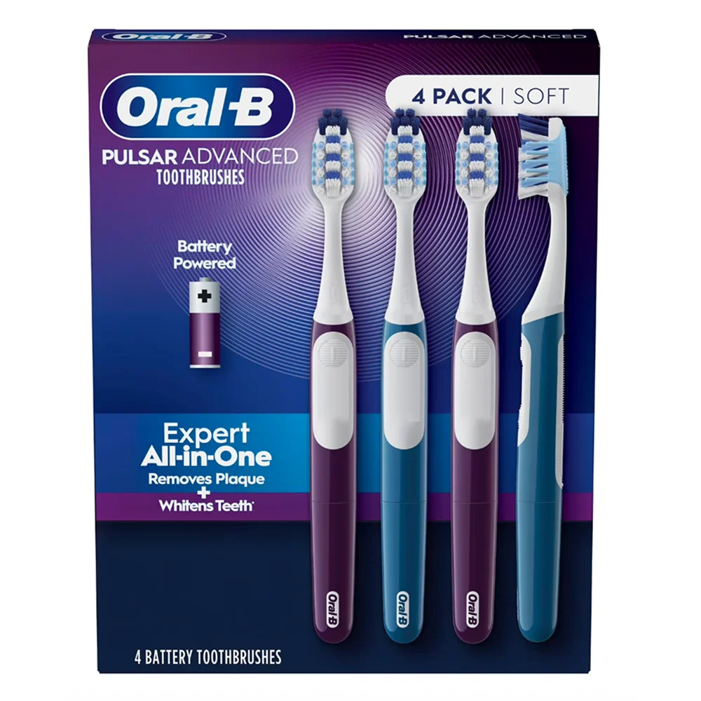 Oral-B - Pulsar Advanced All-in-One Soft Toothbrush - 4 Ct Each