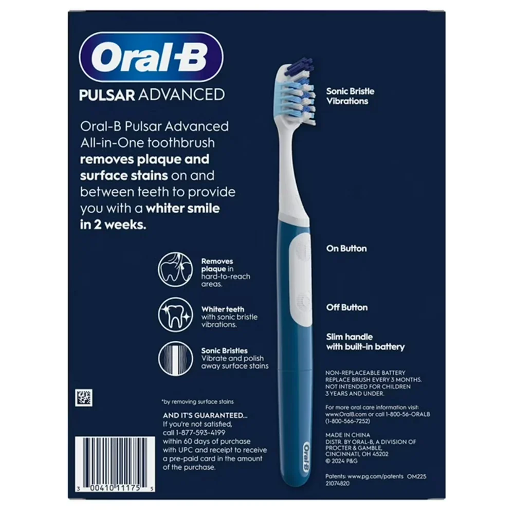 Oral-B - Pulsar Advanced All-in-One Soft Toothbrush - 4 Ct Each - Image 2