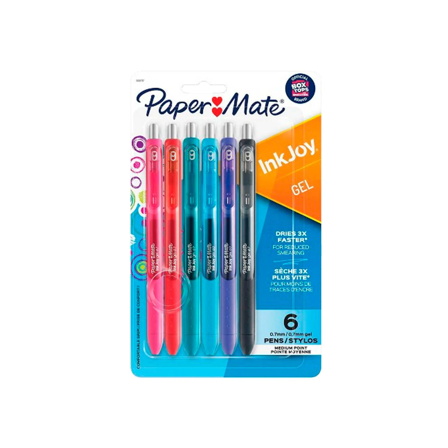 Paper Mate InkJoy Gel Pen 7mm 6 Color Set - 36 Pack - Image 2