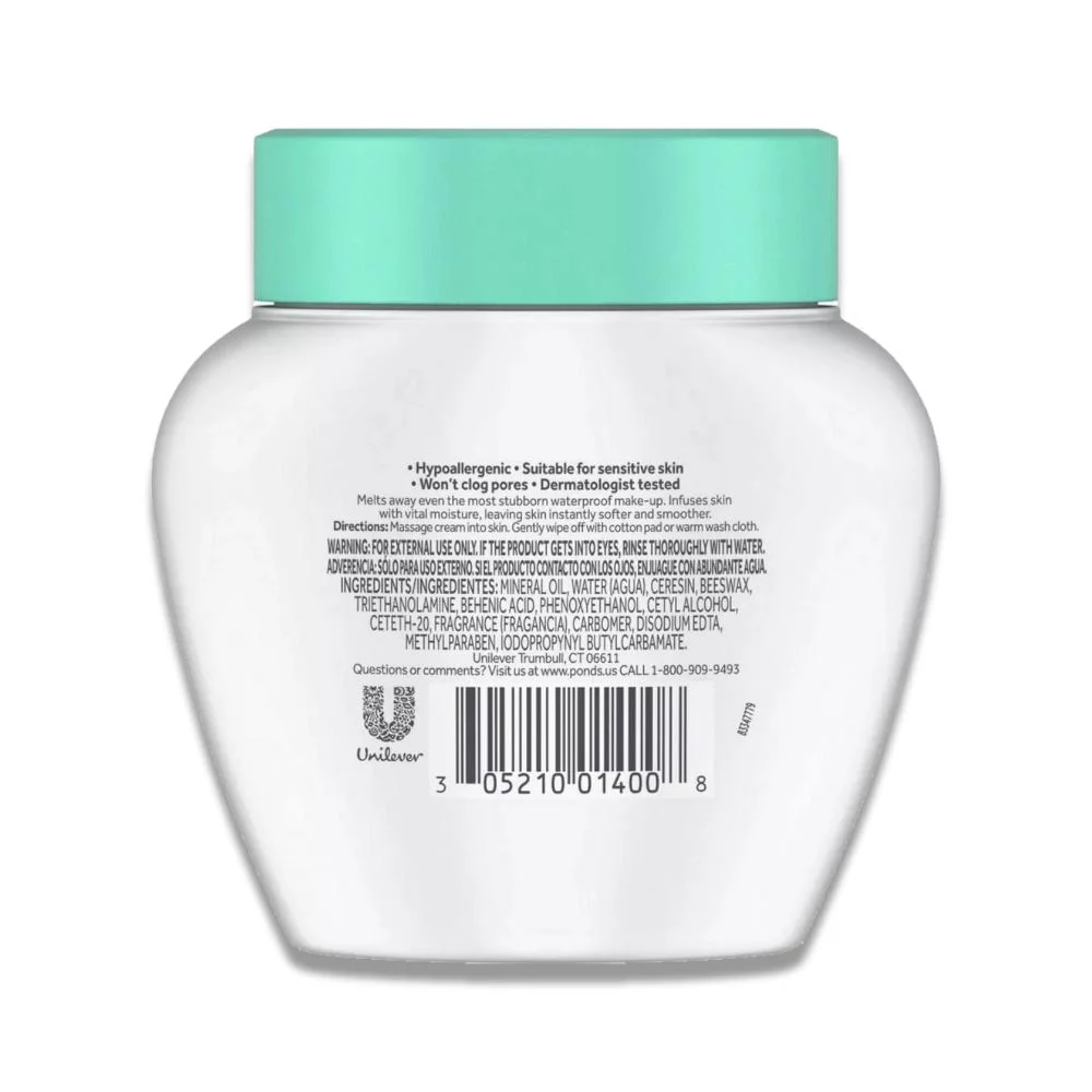 POND'S - Cold Cream Make-up Remover Deep Cleanser, Scented - 6.1 Oz - 24 Pack - Image 3