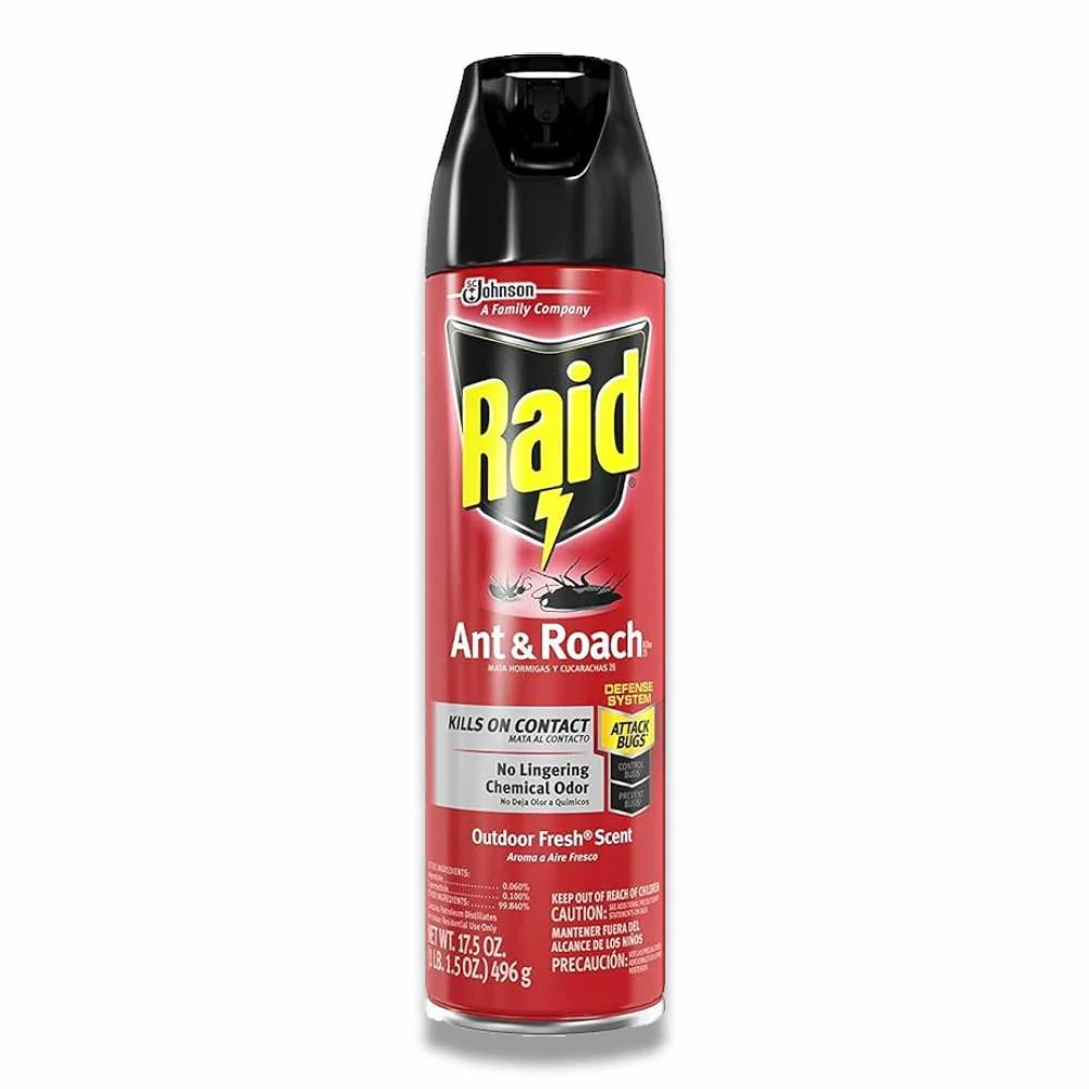 Raid - Ant and Roach Killer, Outdoor Fresh - 17.5 Oz - 12 Pack - Image 2