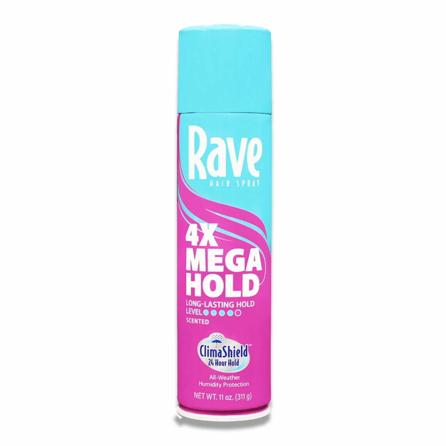 Rave - 4X Mega Humidity Resistant Aerosol Hair Spray - 11 Oz - 12 Pack - Image 2