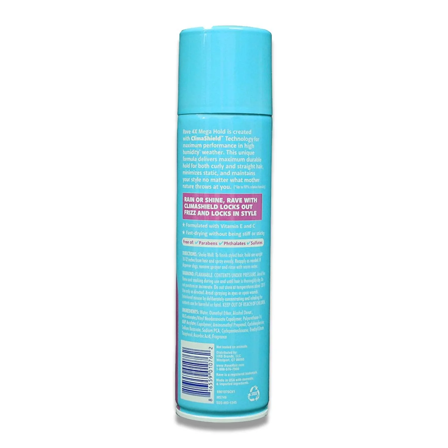 Rave - 4X Mega Humidity Resistant Aerosol Hair Spray - 11 Oz - 12 Pack - Image 3