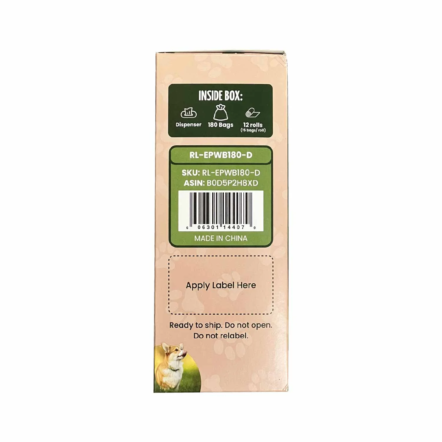 Reli - Eco-Friendly Dog Poop Bags - 180 Bags + Dispenser - Image 2