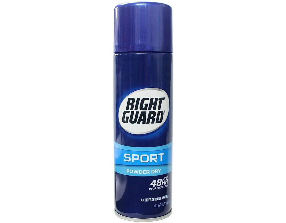Right Guard Spray Sport Powder Dry Antiperspirant, 6 oz - 12 Pack - Image 2