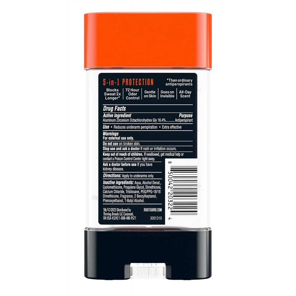 Right Guard - Total Defense Gel Artic Refresh - 4 Oz - 12 Pack - Image 3