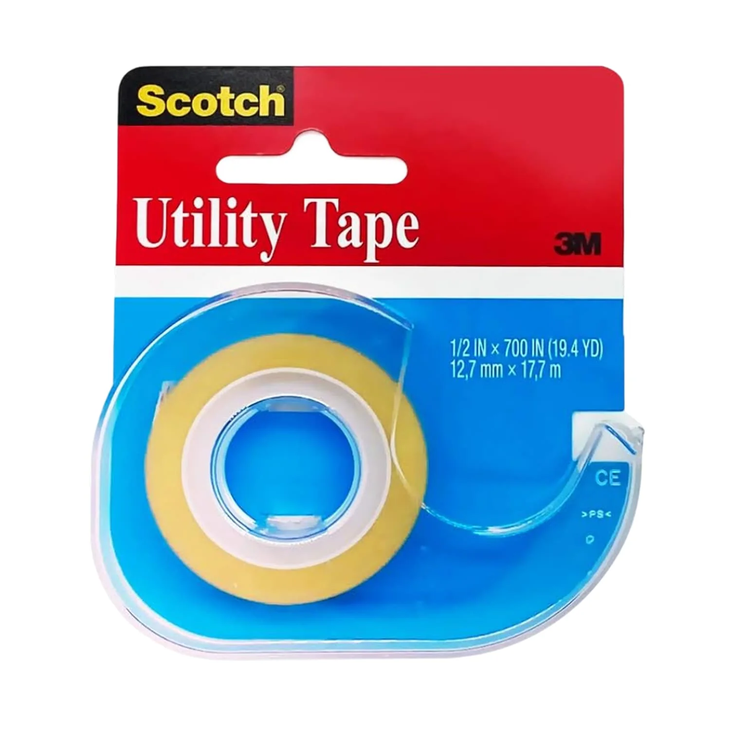 Scotch 3M Utility Tape, 1/2 in x 700 in with Dispenser – 8 Pack - Image 2