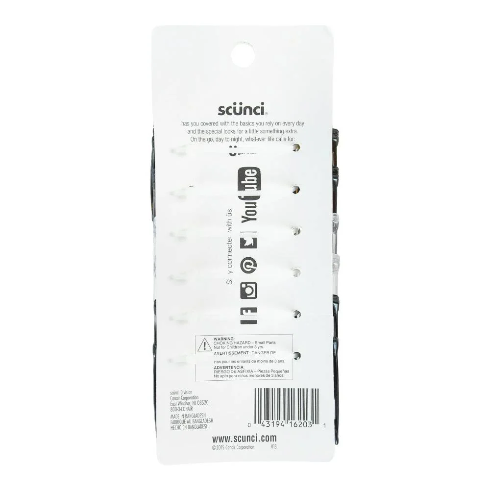 Scunci - Effortless Beauty Side Hair Combs Assorted, 12 Ct - 48 Pack - Image 4