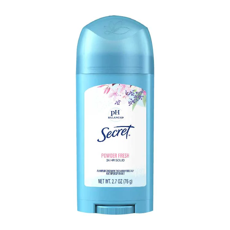 Secret - Antiperspirant & Deodorant Solid Stick, Powder Fresh - 2.7 oz - 12 Pack - Image 2