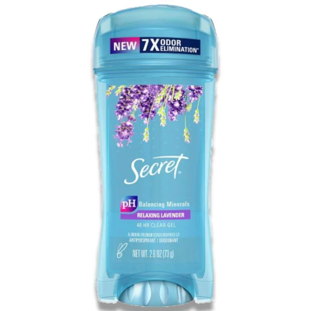 Secret - Clear Gel Lavender Antiperspirant & Deodorant - 2.6 Oz - 12 Pack - Image 2