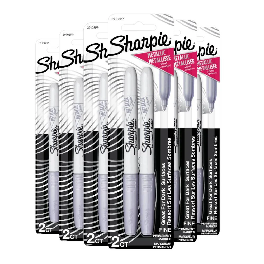Sharpie - Metallic Fine Point Permanent Marker - 2 Ct - 48 Pack - Image 2