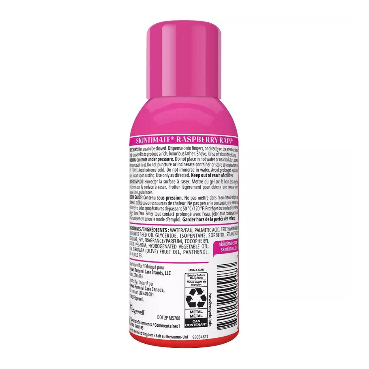 Skintimate Signature Scents Raspberry Rain Women's Shave Gel - 2.75oz - 12 Pack - Travel Size - Image 3