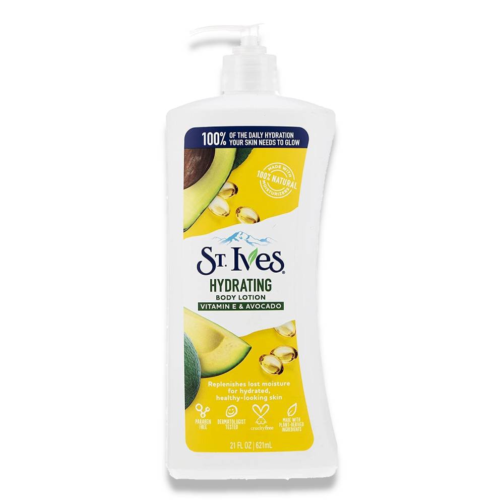 St. Ives - Hydrating Body Lotion, Vitamin E and Avocado - 21 Oz - 4 Pack - Image 2