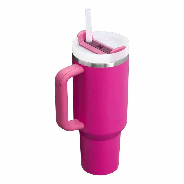 Stanley 40 Oz. Quencher H2.0 FlowState Tumbler, Fuchsia - Image 2